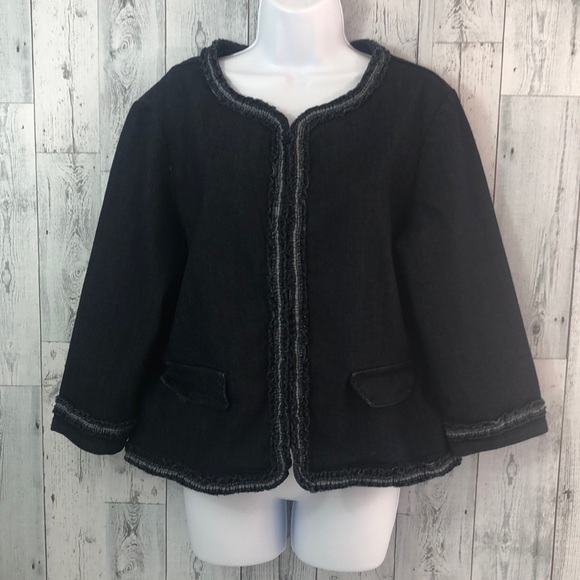 Lark Lane Denim Style Jacket 14 - Picture 1 of 9
